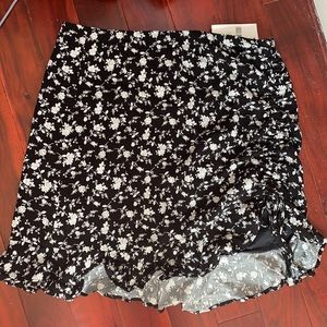 Floral Tie Skirt